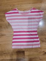 T-Shirt von Laura T. – Größe XS – weiß-rosa gestreift – sehr gute Sachsen - Sehmatal-Sehma Vorschau