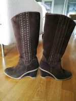 Winterstiefel Keilabsatz Wildleder braun Vintage Gr. 36 München - Laim Vorschau