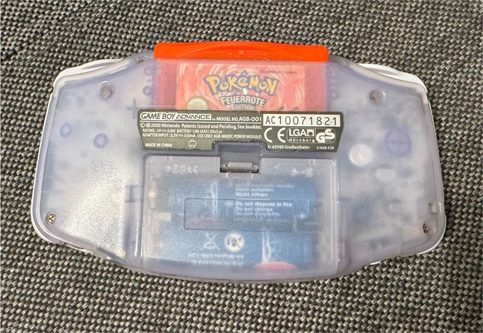 Gameboy Advance Transparent in Erlensee