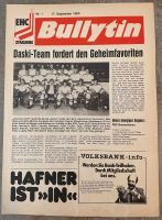 RARITÄT EHC STRAUBING/STRAUBING TIGERS STADIONHEFT 1982 NR. 1 Bayern - Straubing Vorschau