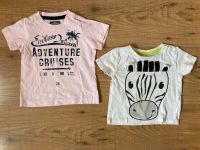 H&M, dopodopo T-Shirt T-Shirts mit Knöpfen, rosa, weiß mit Zebra Schleswig-Holstein - Bad Bramstedt Vorschau