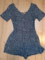 Only - Playsuit blau/weiß floral V-Ausschnitt Größe  XS Bayern - Altusried Vorschau