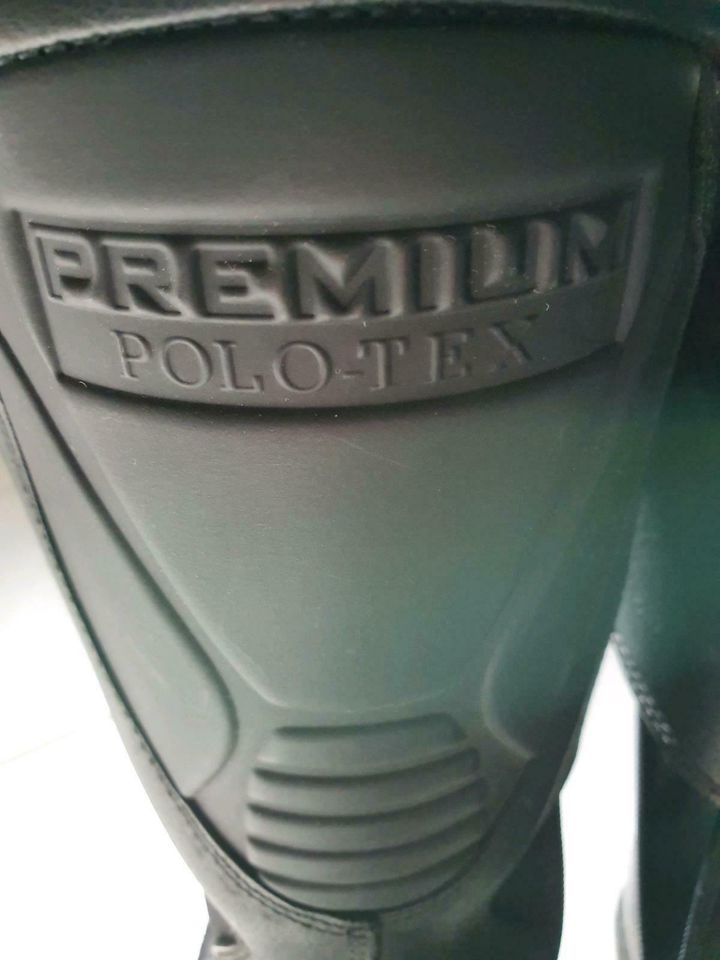 Premium Polo Tex Motorradstiefel Gr. 43 in Oestrich-Winkel