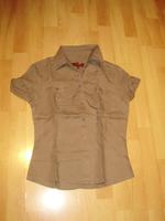 Milano Bluse khaki Leinen Baumwolle 34 S Bayern - Forchheim Vorschau