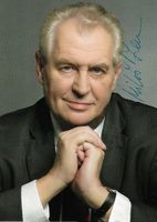 Originalautogramm Milos Zeman (auch Tausch möglich) Niedersachsen - Lachendorf Vorschau