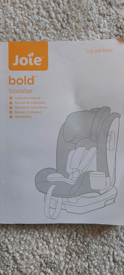 Joie Bold booster 9-36 Jahre, Isofix in Immenstadt