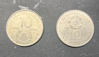 2x 10 Mark Münzen DDR NVA Sachsen-Anhalt - Tangeln Vorschau