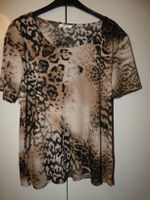 Joy Damen leichtes T-Shirt 46 XL beige braun schwarz animal print Nordrhein-Westfalen - Mülheim (Ruhr) Vorschau