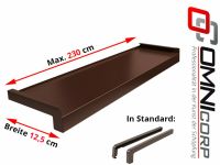 Fensterbänk stahl softline + Abschlusskappen Gehämmerter Sachsen - Görlitz Vorschau