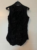 Bluse mit Volants schwarz Niedersachsen - Cloppenburg Vorschau