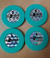 4 x 5.-€ Chips / Poker / Roulette / Casino / Spielbank Schleswig-Holstein - Neumünster Vorschau