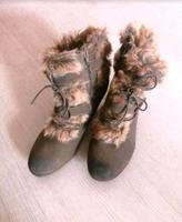 Rieker Winterstiefel Stiefeletten mit Fell Größe 40 Bayern - Bad Windsheim Vorschau