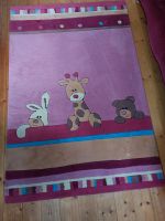 Kinderteppich 120 x 80 pink mit Tieren Bayern - Landau a d Isar Vorschau