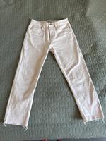 ONLY Jeans, Creme 3/4 Länge mit ausgefransten Beinen Hessen - Butzbach Vorschau