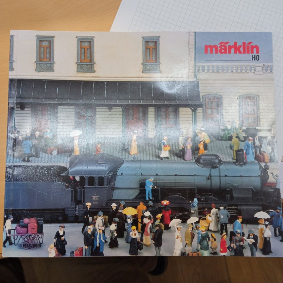 MÄRKLIN H0 Katalog Prospekt 1988/89 D Sammlerstück in Serba