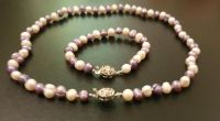 Neue echte Perlenkette Süßwasserperlen Halskette und Armband Hessen - Kassel Vorschau