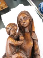 Holzfigur Madonna mit Kind Niedersachsen - Rotenburg (Wümme) Vorschau