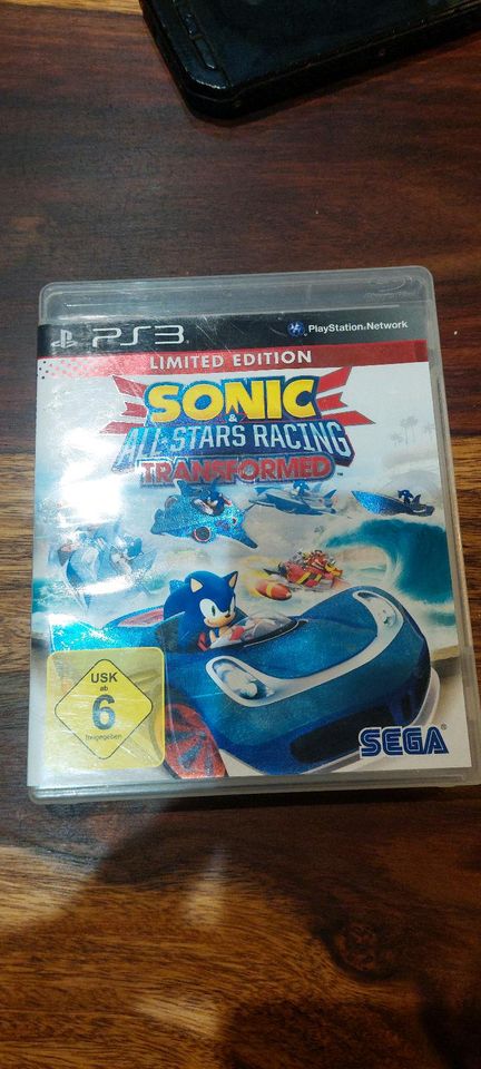 Sonic All Star Racing Transformed für PS3 in Obernburg