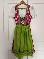 Midi Dirndl pink-hellgrün 36 fuchs, inkl. Bluse Bayern - Würzburg Vorschau