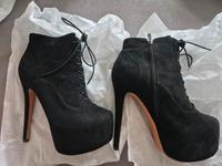 Ungetragene schwarze High Heels Sachsen - Chemnitz Vorschau