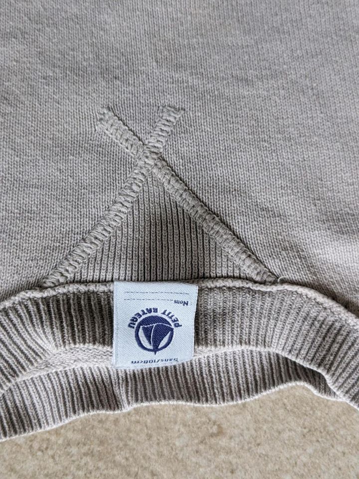 Pulli  Pullover Petit bateau Gr 104 beige elegant in Baldham