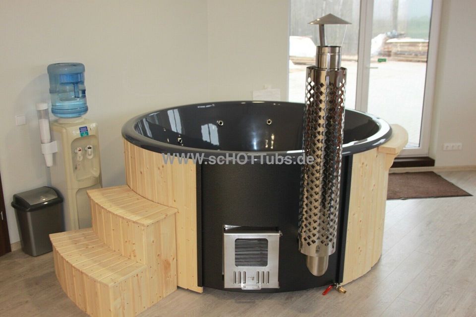 BADEFASS/HOT TUB/Whirlpool DELUXE 200cm mit Deckel für 6 Personen in Rheinbach