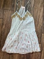 MISS JUNE Minikleid Pailletten S 36 weiß Mini Kleid Volants Bayern - Stadtbergen Vorschau