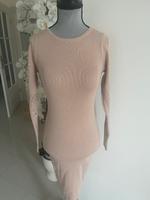 Strickkleid Beige Glitzer Pailletten Kleid  Strick S XS M Niedersachsen - Hammah Vorschau