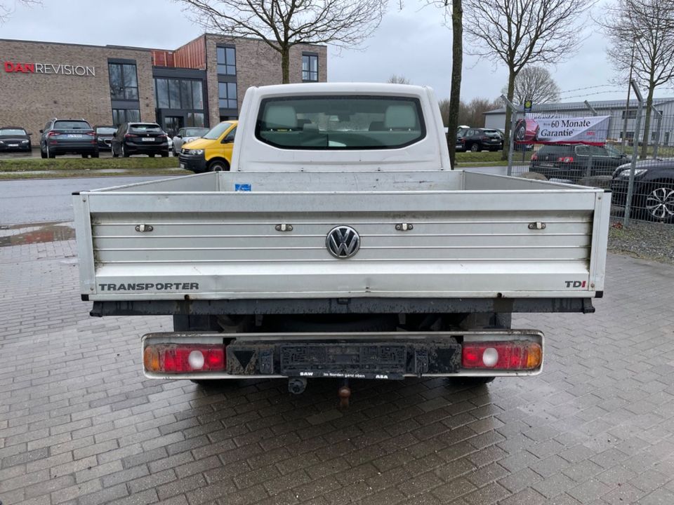 Volkswagen T5 Pritsche 2.0 TDI Doppelkabine 1.Hand Klima in Schleswig