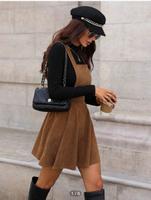 Shein  NEU 38 M Latz Kleid Rock braun Cord Kord soft Brandenburg - Flecken Zechlin Vorschau