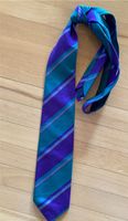 Krawatte „reine Seide“ Farbe: petrol/lila Baden-Württemberg - Erolzheim Vorschau