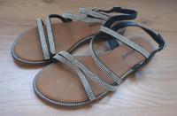 Graceland Sandalen Gr. 39 Strasssteinchen schwarz Bayern - Fürth Vorschau