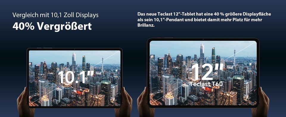 TECLAST T60 Gaming Tablet 12 Zoll, 8GB RAM+256GB ROM NEU in Northeim