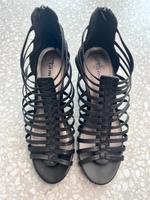  Tamaris Gladiatoren-High Heels | Gr. 39 | Echtleder | Schwarz Niedersachsen - Lauenau Vorschau
