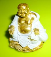 Kleine Buddha Figur mit Geldsack, ca. 3,0 x 3,0cm Dekofigur in GW Lübeck - St. Gertrud Vorschau