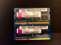 Kingston 2x2GB RAM Notebook Arbeitsspeicher SO-DIMM PC3-1333S Dresden - Äußere Neustadt Vorschau