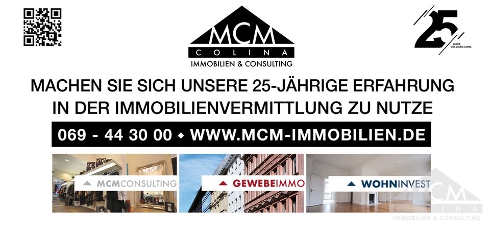 Neubau-Erstbezug - Moderne 1-Zimmer-Wohnung in guter Lage Offenbachs mit hochwertiger Ausstattung in Offenbach