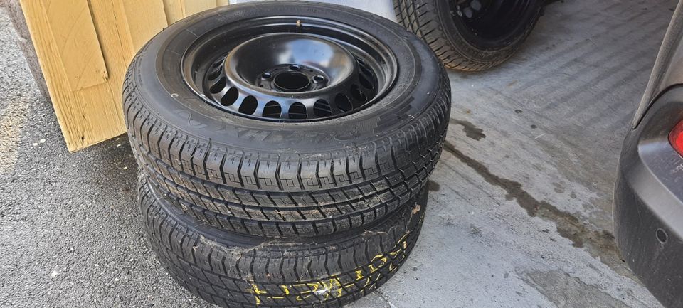 2 Michelin Sommerreifen Pilot 195/65R15 + neue Felgen 6 1/2Jx15 in Epfach