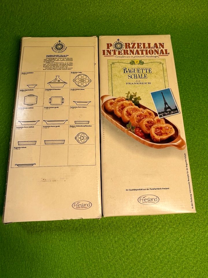 2 x Friesland / Melitta Katengeschirr - Baguette Schale neu OVP in Stadland