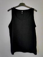 Top / Shirt / Gr 46/48 / Schwarz / 96% Baumwolle / Basic / Damen Hessen - Neuhof Vorschau