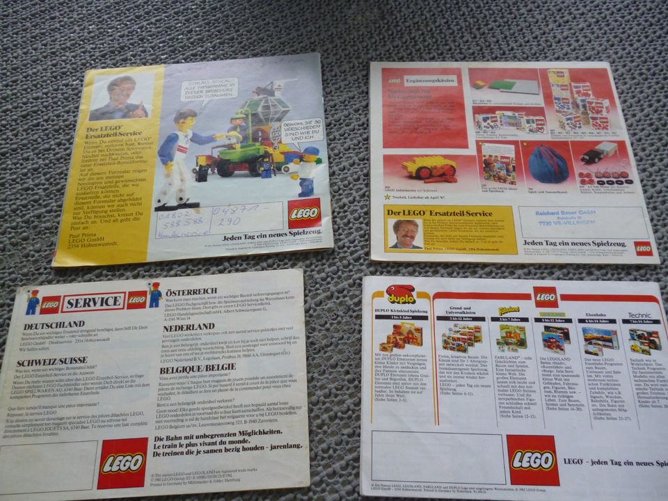 Lego Steine Original 1970er 1980er und Kataloge alt in Bad Dürrheim