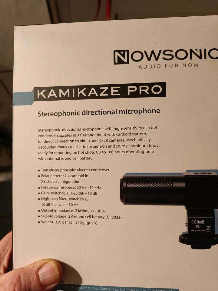 Stereophones Richtmikrofon neuwertig nie benutzt! in Bomlitz