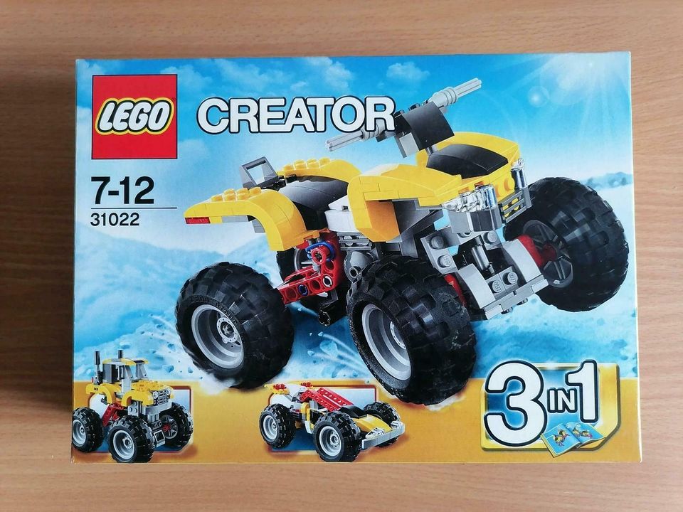 Lego Creator 3in1 31022 Quad / Monstertruck / Rennwagen in Beckingen