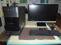 Minitower Lenovo H535 AMD Athlon A10 6700, 1TB SSD, 21 Zoll Moni Bayern - Wehringen Vorschau