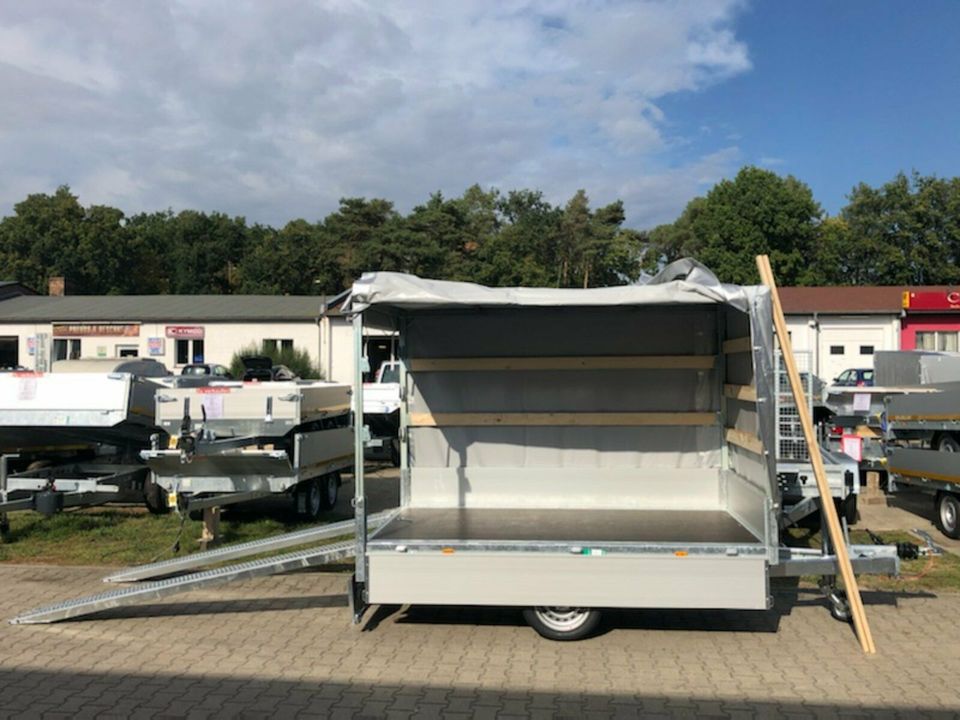 ⭐️ Eduard Auto Transporter 1350 kg 256x150x160 cm Rampen Plane 63 in Schöneiche bei Berlin