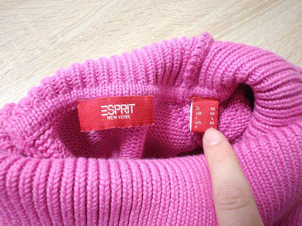 Esprit Damenpullover Gr. M Pink in Stadtilm