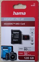 Hama microSDXC 128GB Speicherkarte + Adapter NEU OVP Sachsen - Klingenthal Vorschau
