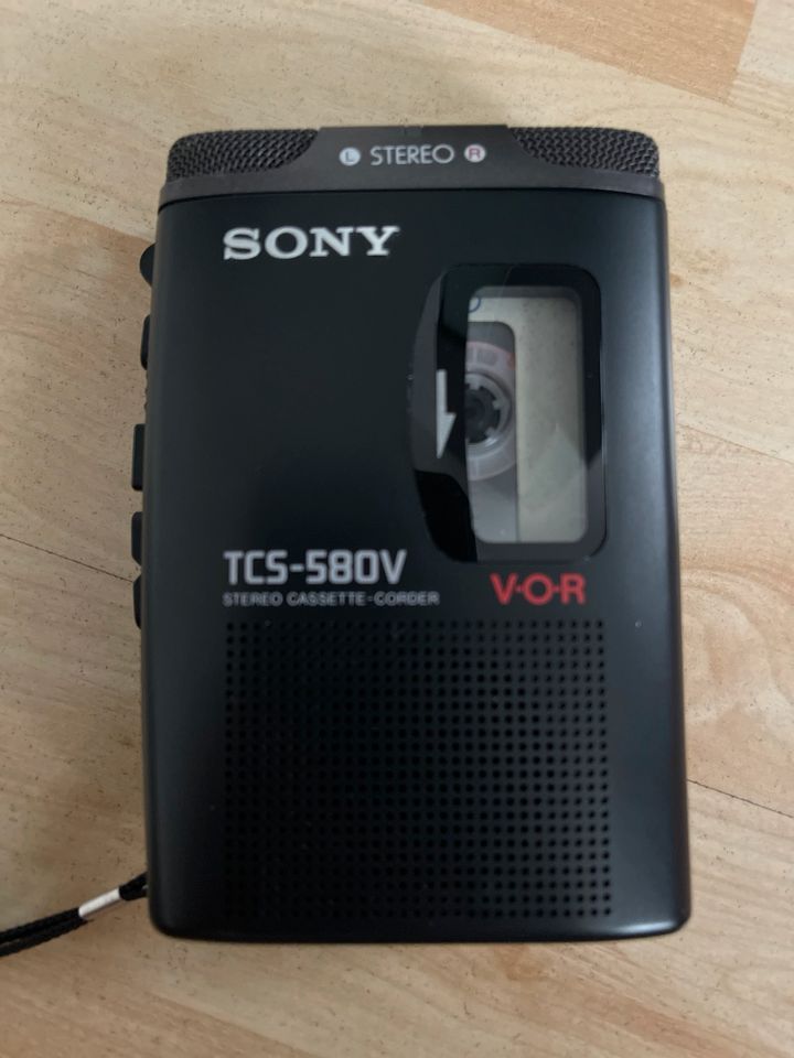 Sony Diktiergerät - Kassetten-Sprachrecorder TCS-580V in München