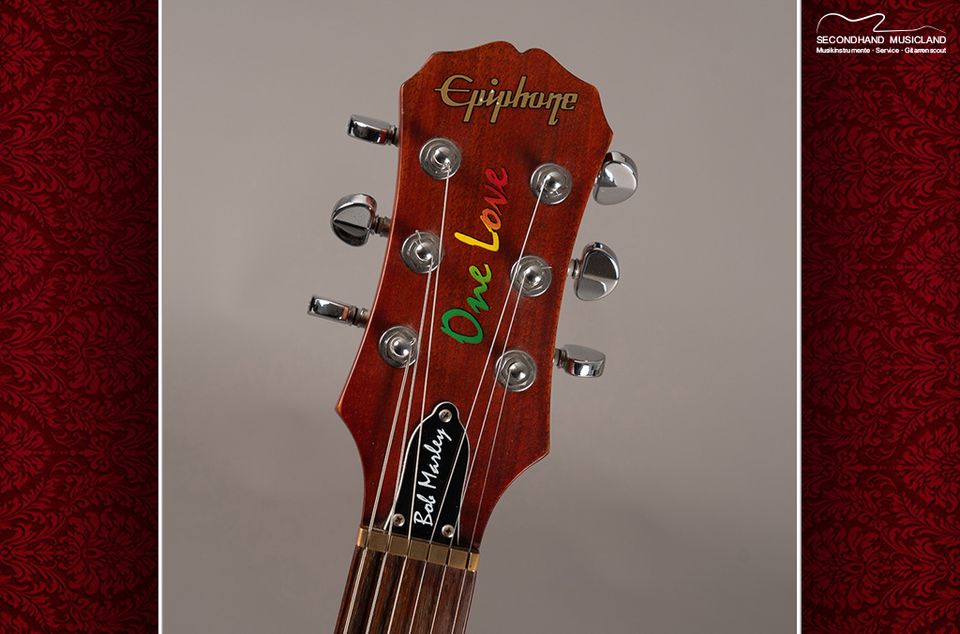 2005 Epiphone Bob Marley Signature Ltd Custom Shop Zertifikat BAG in Herne