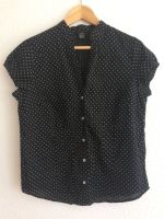 Bluse Shirt Schwarz Weiß Gepunktet Kurzarm Größe 40 NEU Berlin - Neukölln Vorschau